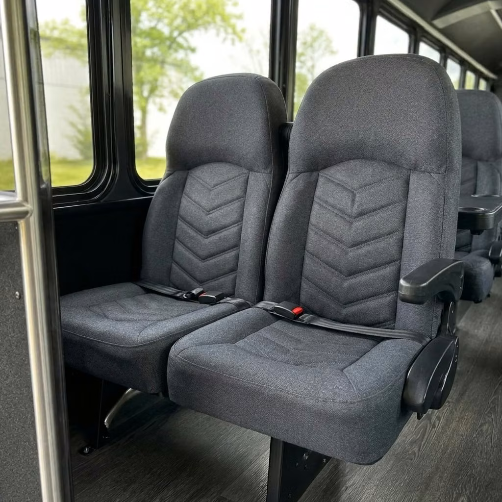 hammond 25 passenger minibus high back seats