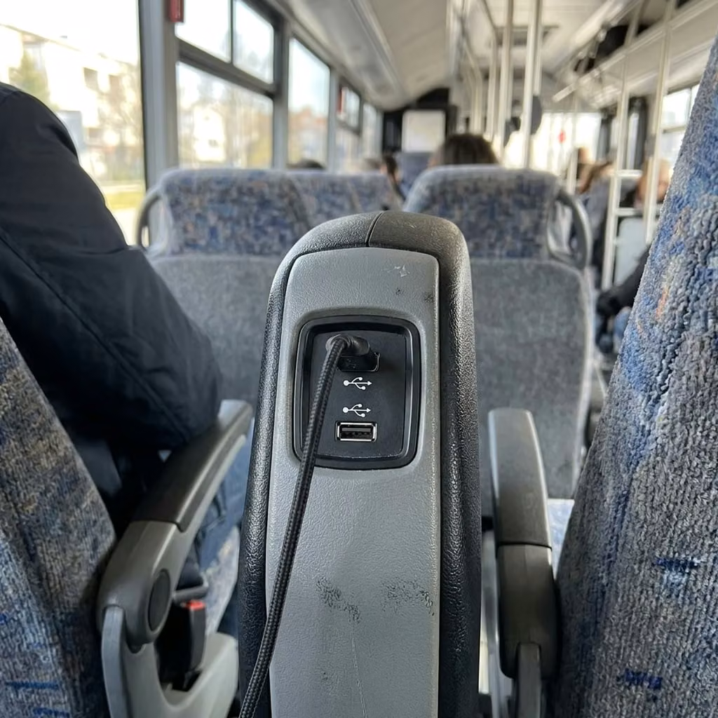 hammond 28 passenger minibus usb charging