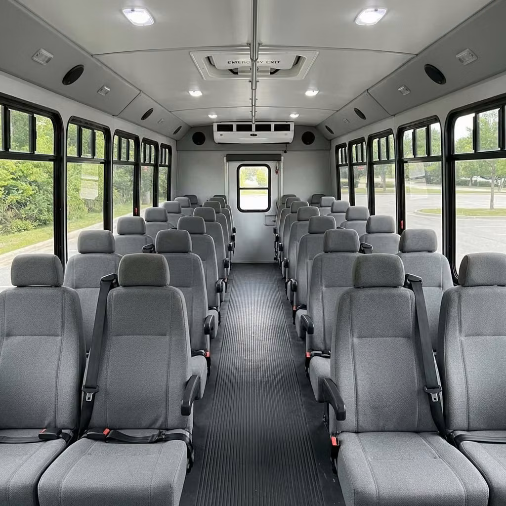 hammond 30 passenger minibus seating