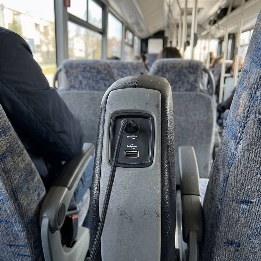 hammond 30 passenger minibus usb charging