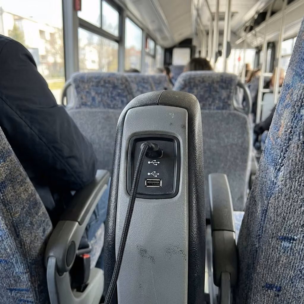 hammond 35 passenger minibus usb charging
