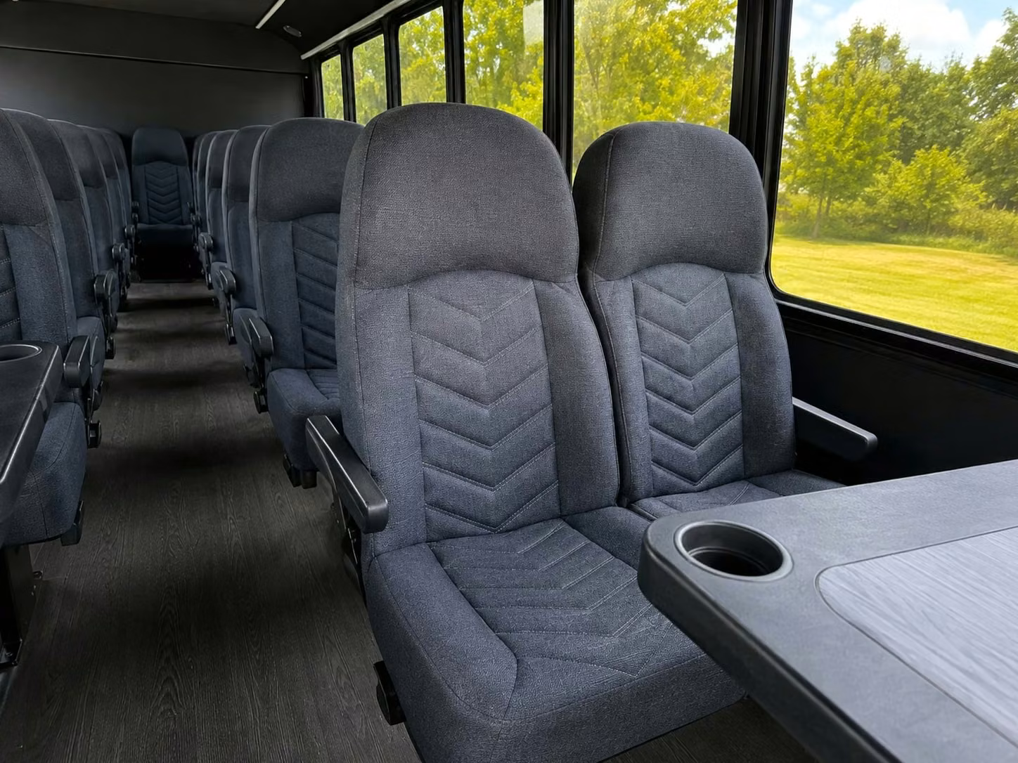 hammond minibus interior 3