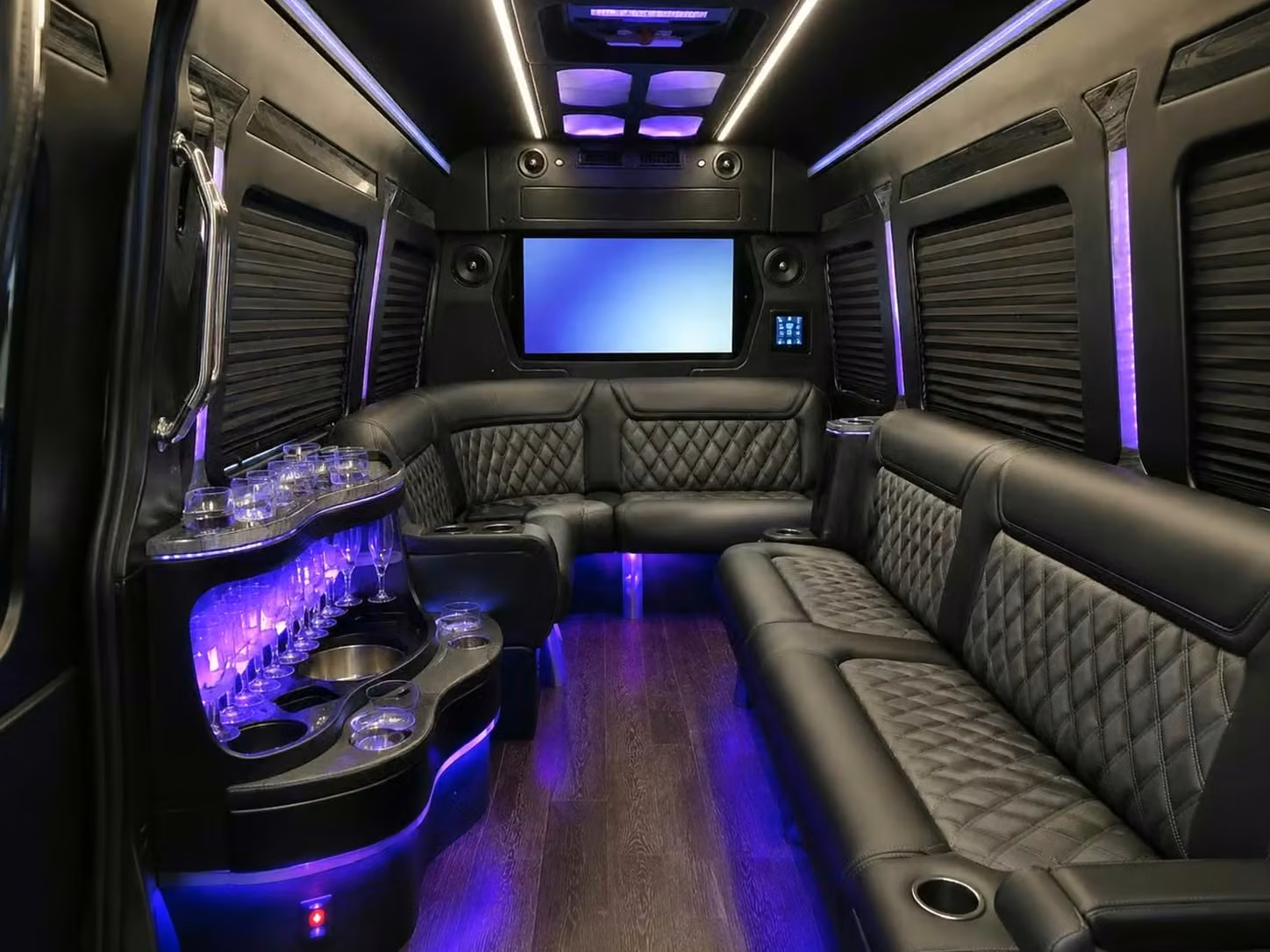 hammond party bus smart tvs