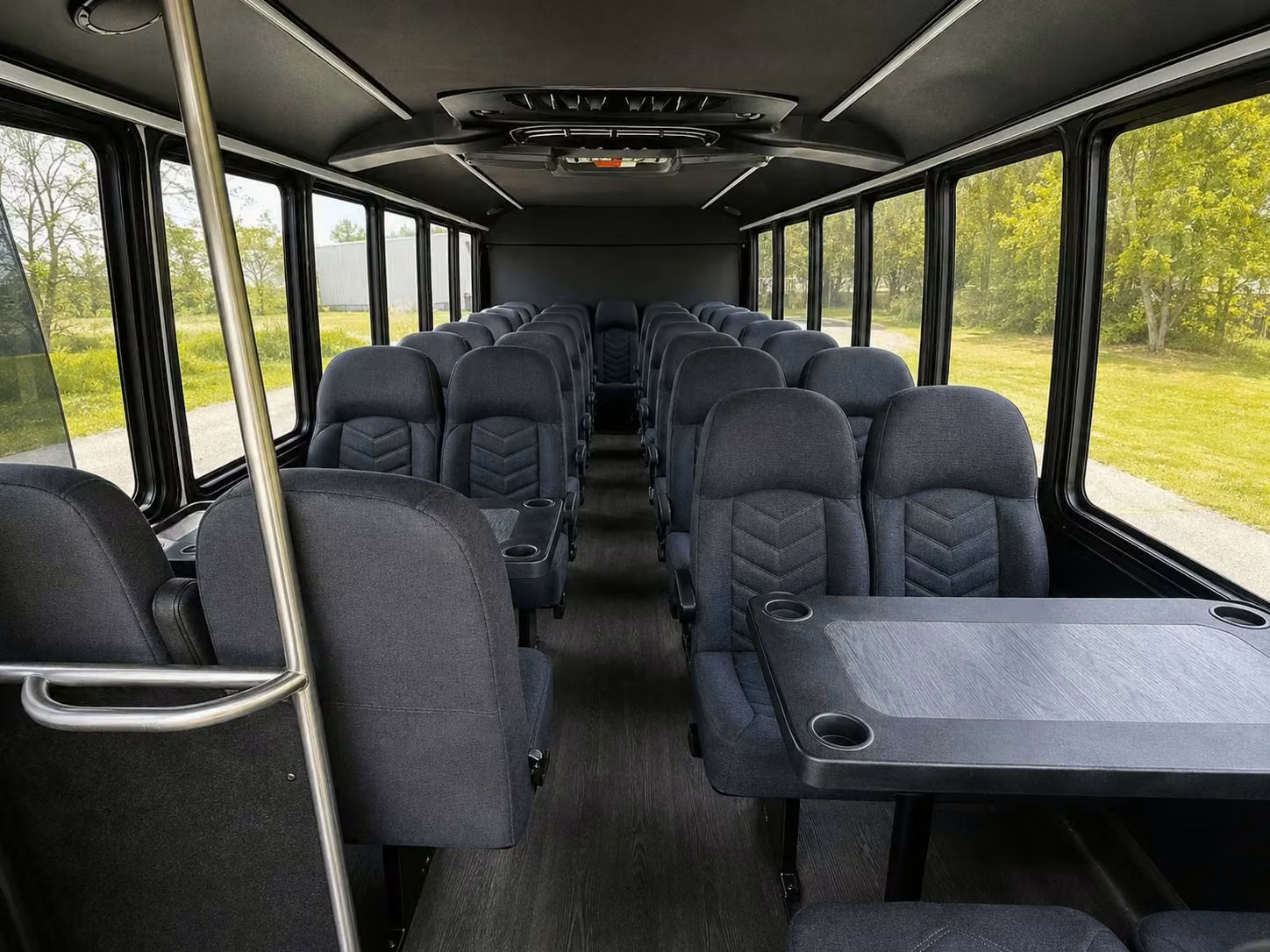 25 passenger minibus inside