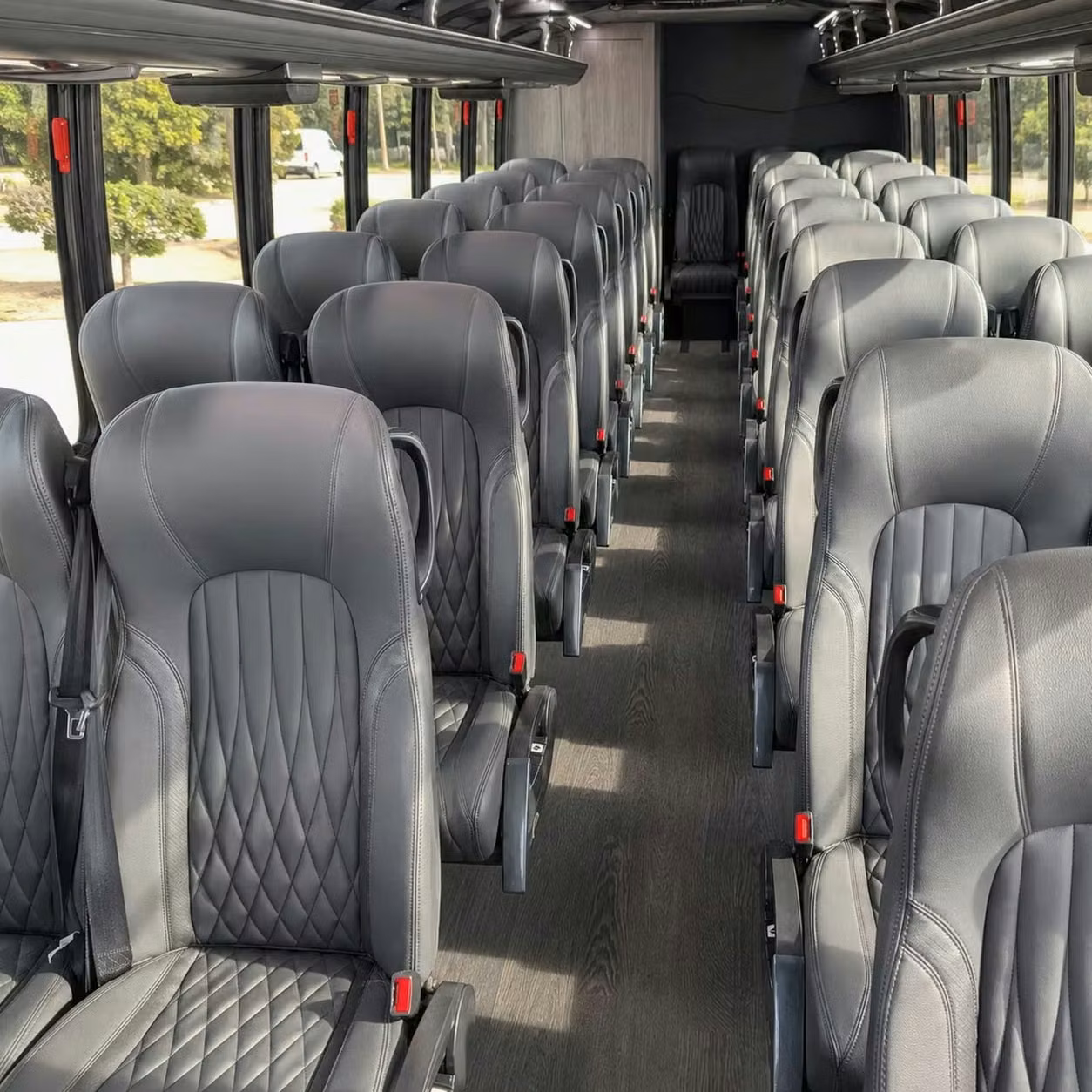 28 passenger minibus interior