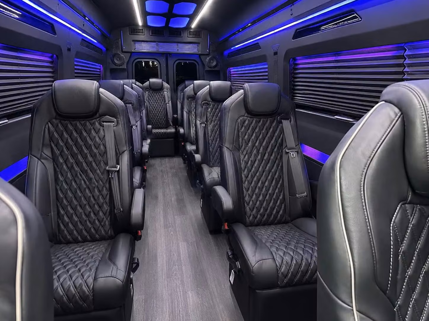 sprinter van with driver interior
